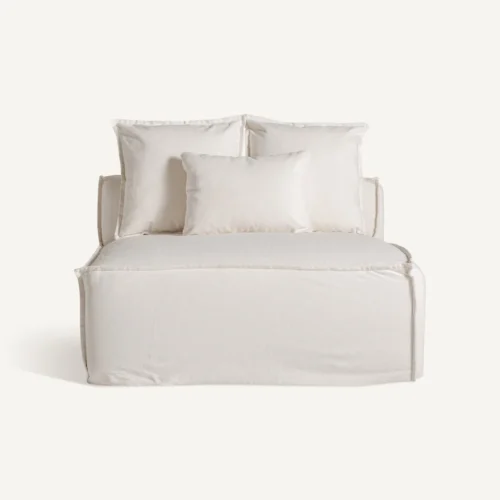 Module de canapé central Virolle blanc Vical Home