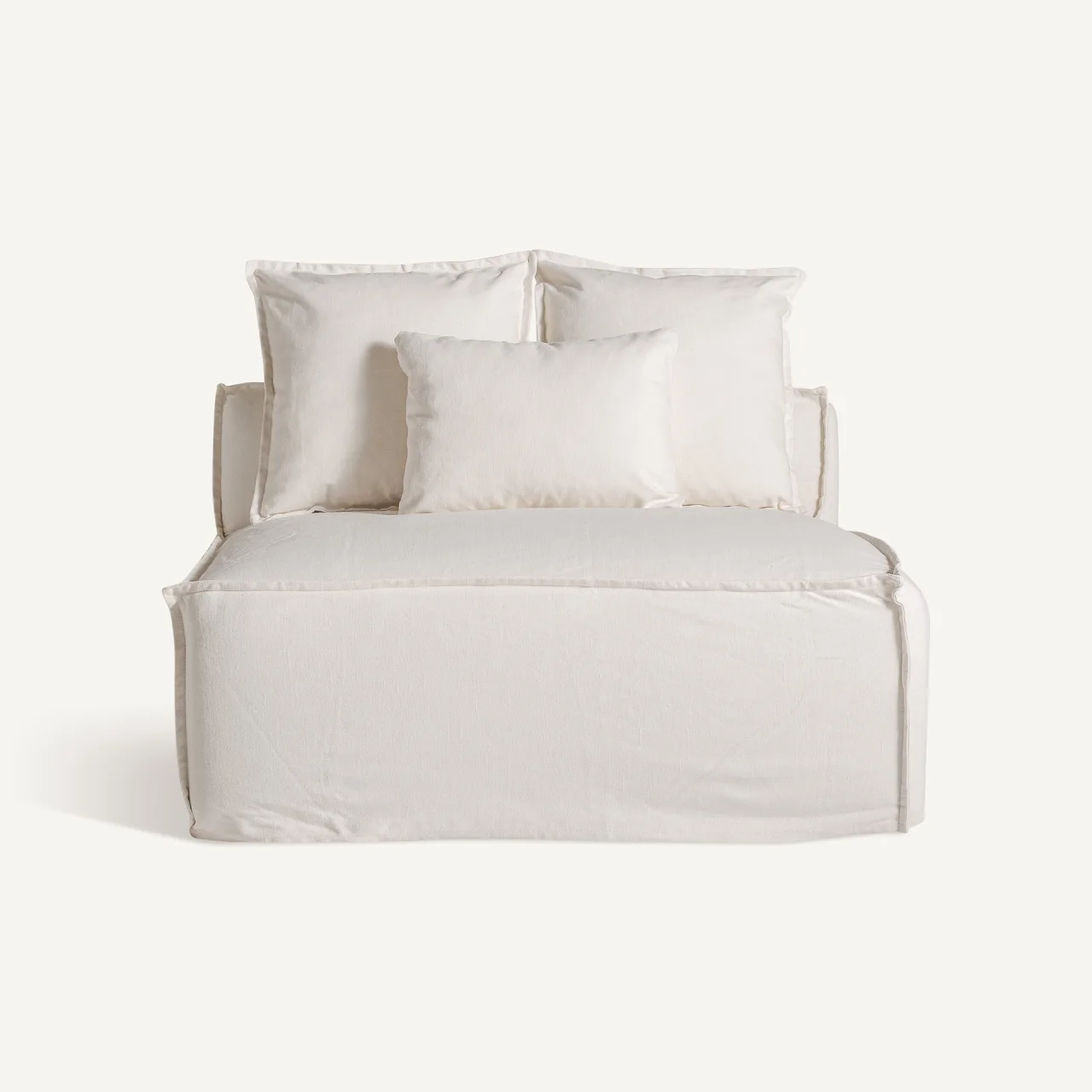 Module de canapé central Virolle blanc Vical Home