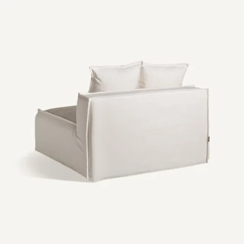 Module de canapé central Virolle blanc Vical Home — vue 4
