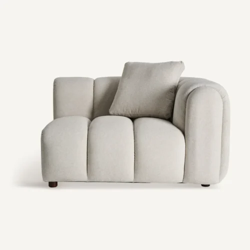 Module de canapé d'angle Dortan gris réf. 37252 Vical Home