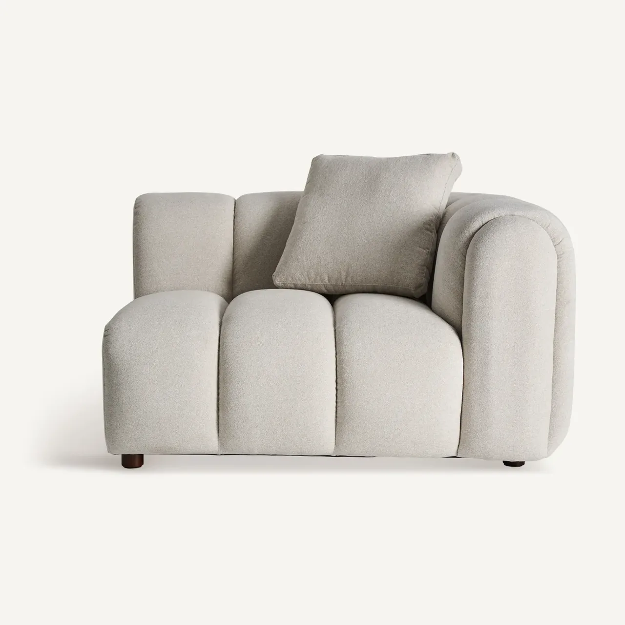 Module de canapé d'angle Dortan gris réf. 37252 Vical Home