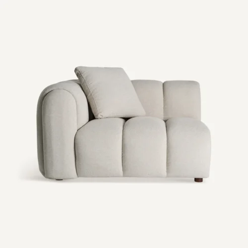 Module de canapé d'angle Dortan gris réf. 37253 Vical Home