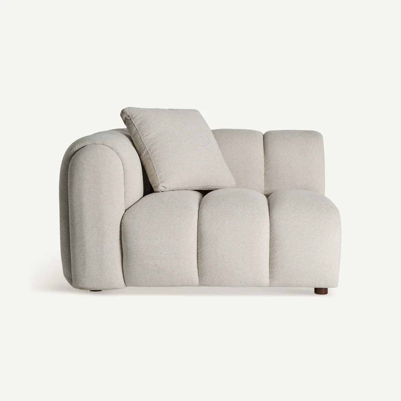 Module de canapé d'angle Dortan gris réf. 37253 Vical Home