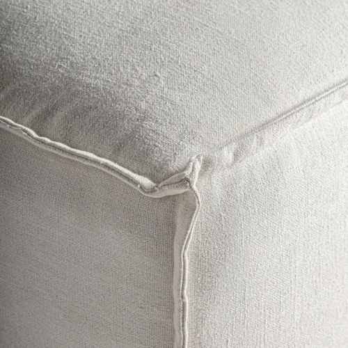Module de canapé d'angle droit Virolle lin blanc Vical Home — vue 5