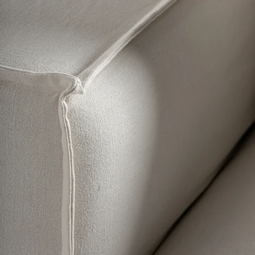 Module de canapé d'angle droit Virolle lin blanc Vical Home — vue 7