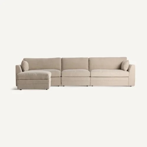 Module de canapé d'angle Otley taupe réf. 37375 Vical Home — vue 5