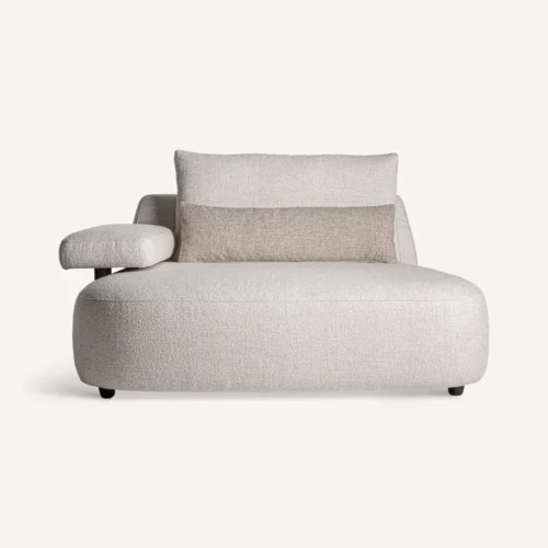 Module de canapé d'angle Wingles blanc cassé 158 cm Vical Home