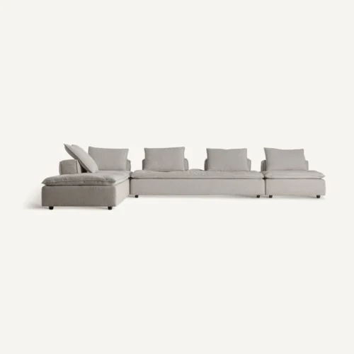 Module de canapé Vaiges central gris 200 cm Vical Home — vue 5