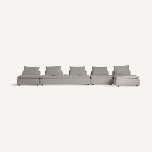 Module de canapé Vaiges central gris Vical Home — vue 7