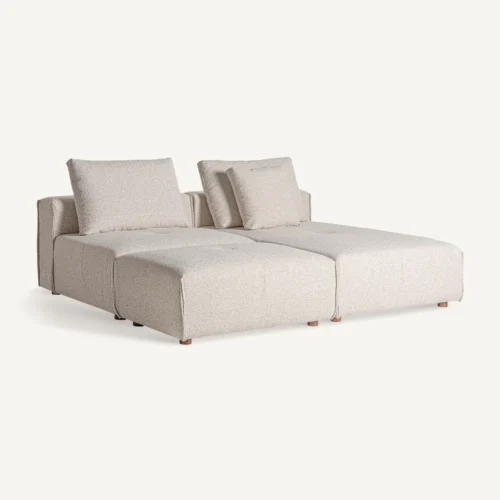 Module de canapé Vignaie central crème Vical Home — vue 5