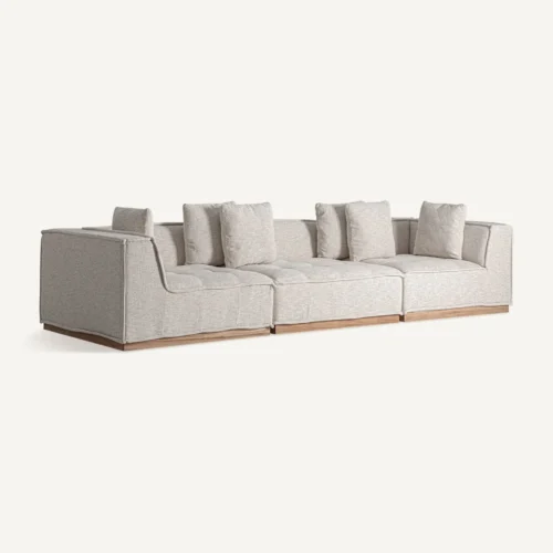 Module de canapé Vittel angle beige Vical Home — vue 6