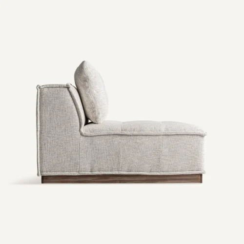 Module de canapé Vittel central beige Vical Home — vue 3