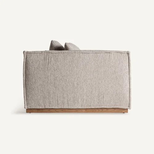Module de canapé Vittel d'angle beige et pin naturel Vical Home — vue 3