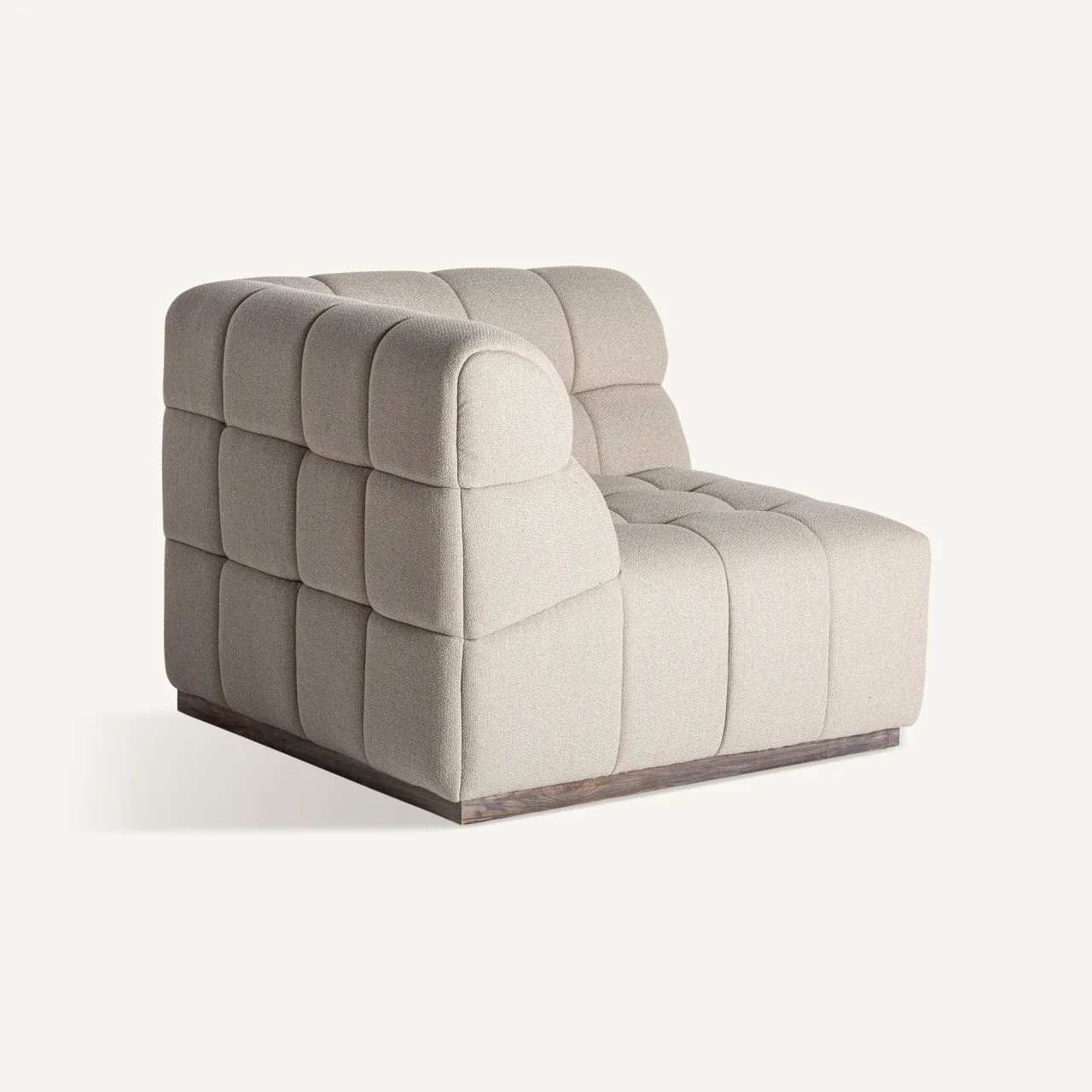 Module de canapé Winzer angle pin et blanc cassé Vical Home