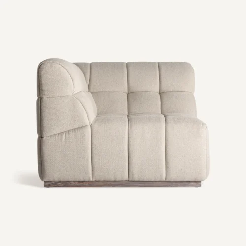 Module de canapé Winzer angle pin et blanc cassé Vical Home — vue 2
