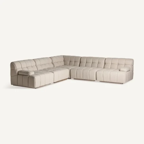 Module de canapé Winzer angle pin et blanc cassé Vical Home — vue 4