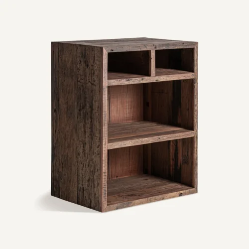 Module de comptoir de bar Landshut bois récupéré 90 cm Vical Home — vue 3