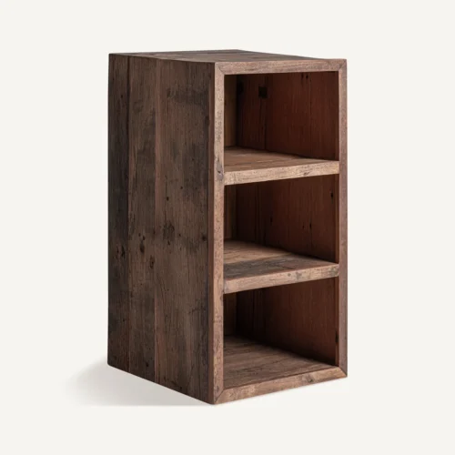 Module de comptoir de bar Landshut bois récupéré compact 60 cm Vical Home — vue 3