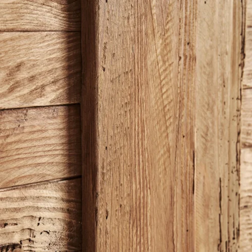 Panneau décoratif Crissey bois de pin recyclé brun Vical Home — vue 2