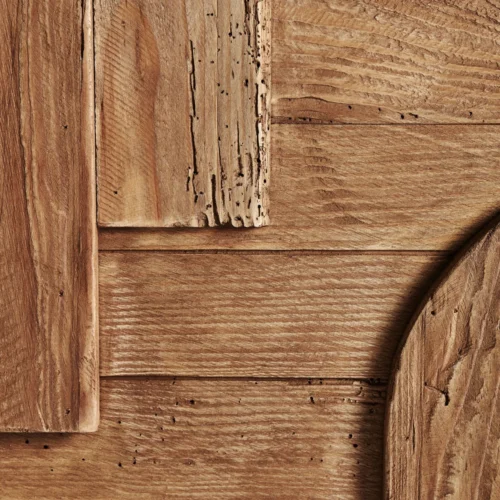 Panneau décoratif Crissey bois de pin recyclé brun Vical Home — vue 3