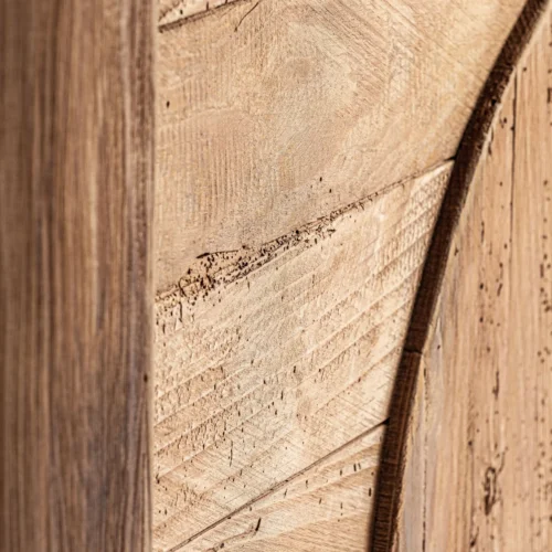 Panneau décoratif Crissey bois de pin recyclé brun Vical Home — vue 5
