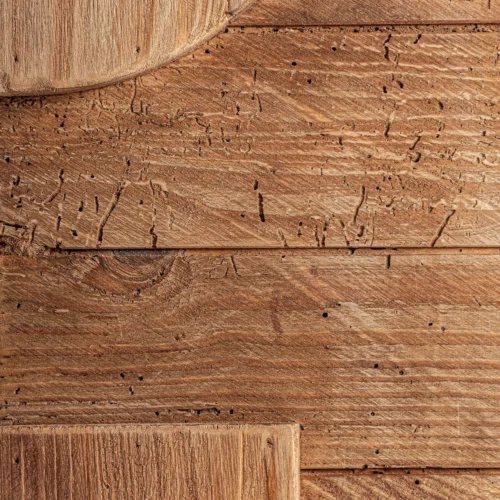 Panneau décoratif Crissey bois de pin recyclé brun Vical Home — vue 7