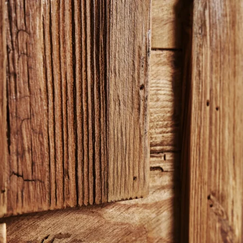 Panneau décoratif Crissey pin recyclé marron 98 x 80 Vical Home — vue 3
