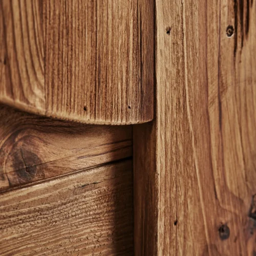 Panneau décoratif Crissey pin recyclé marron 98 x 80 x 5 Vical Home — vue 3
