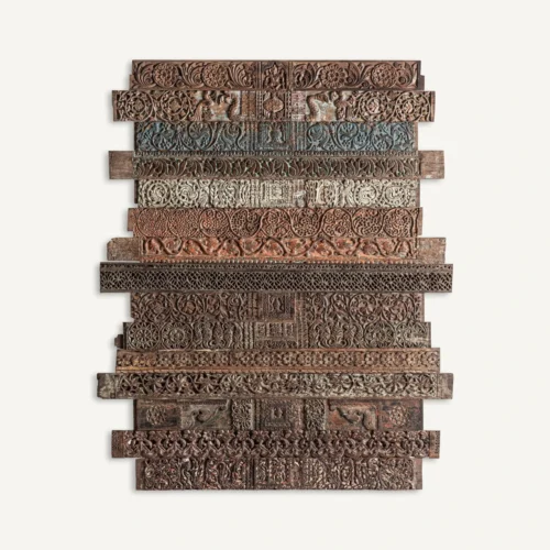 Panneau décoratif Halje teck marron Vical Home