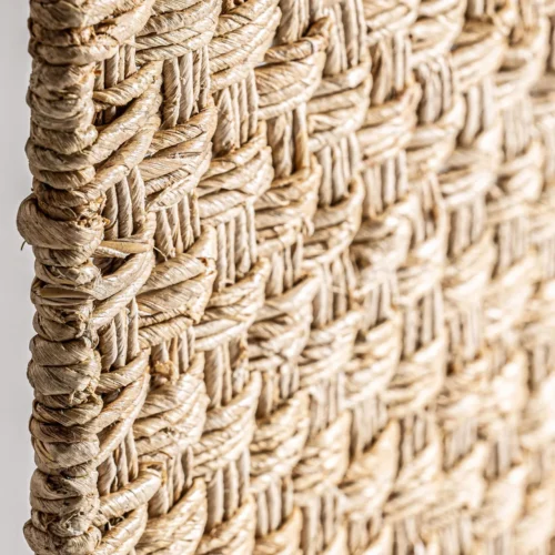 Panneau décoratif Jealh fibre naturelle marron et fer lot de 4 Vical Home — vue 3