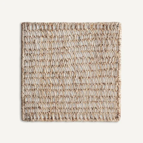 Panneau décoratif Jerges fibre de bananier sable lot de 4 Vical Home