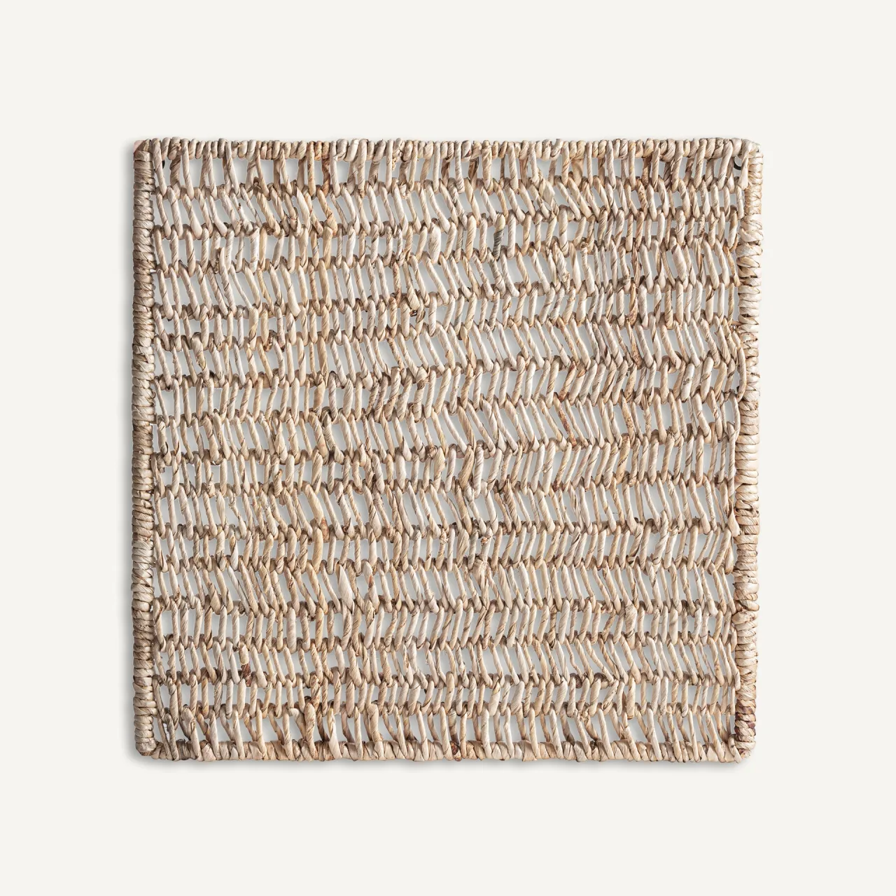 Panneau décoratif Jerges fibre de bananier sable lot de 4 Vical Home