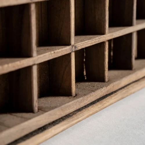 Panneau décoratif Kashere bois récupéré marron Vical Home — vue 4
