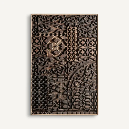 Panneau décoratif Kissey bois de manguier sculpté Vical Home