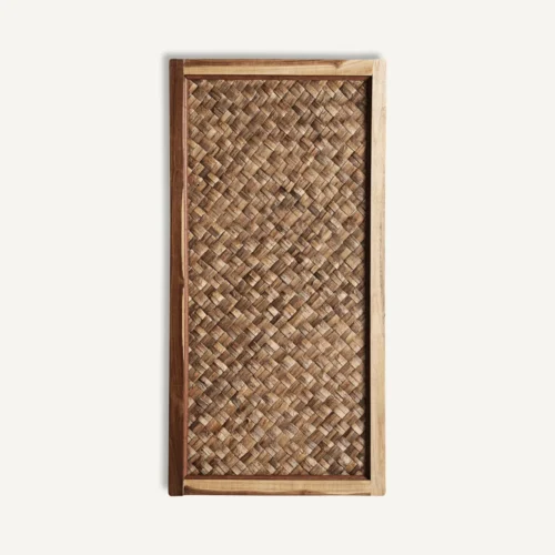 Panneau décoratif Mason fibre naturelle marron Vical Home