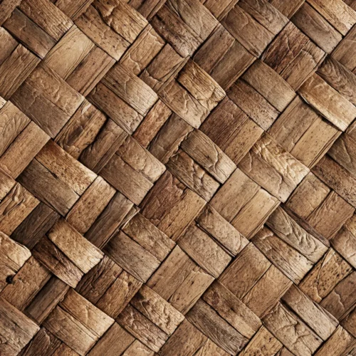 Panneau décoratif Mason fibre naturelle marron Vical Home — vue 2