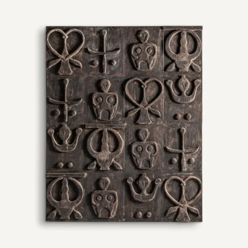 Panneau décoratif Milho bois de suar marron Vical Home