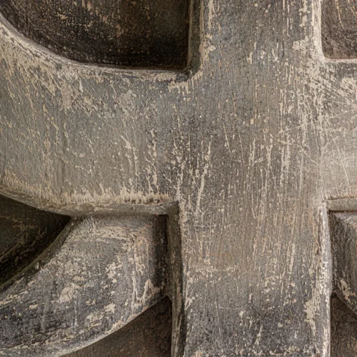 Panneau décoratif Peylon géométrique bois de suar gris vieilli Vical Home — vue 2