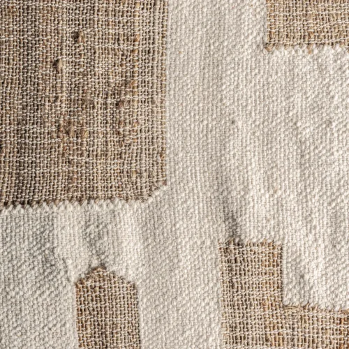 Panneau décoratif Zared coton crème et jute Vical Home — vue 3