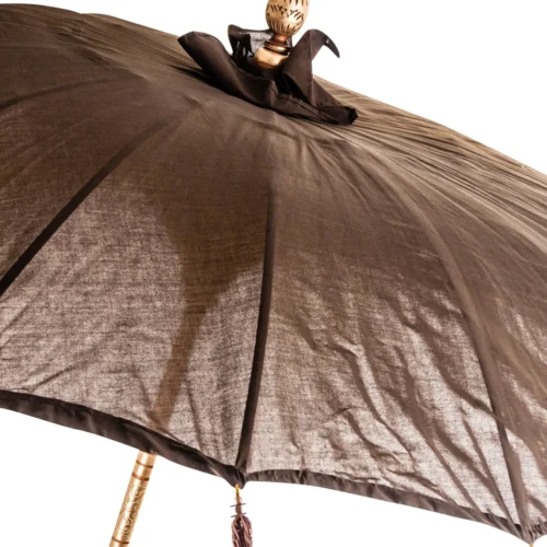 Parasol Gela bois de mindi marron Vical Home — vue 2