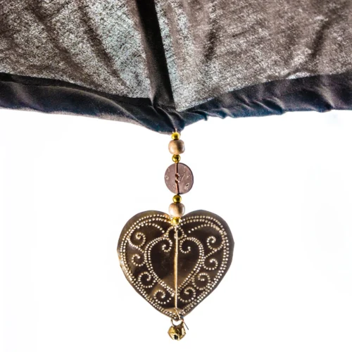 Parasol Gela bois de mindi marron Vical Home — vue 4