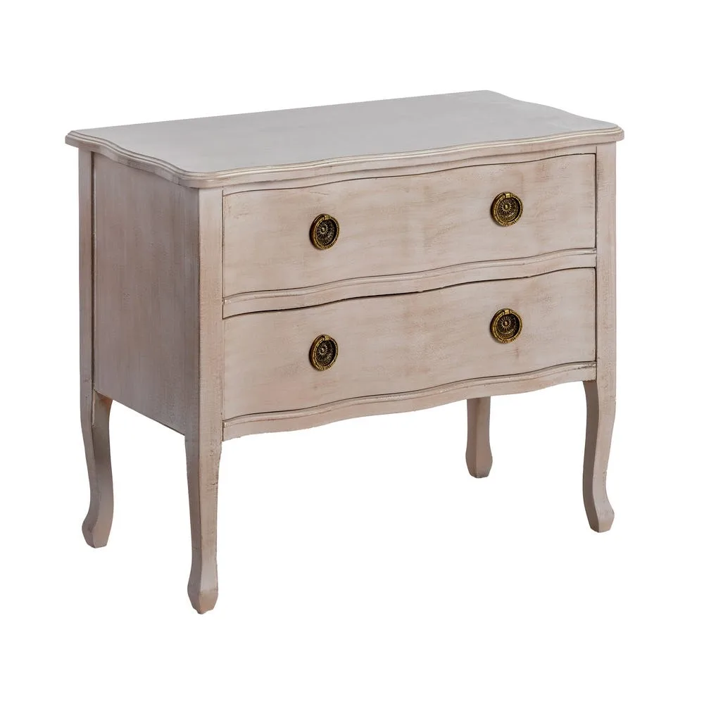 Petite commode bois clair Ixia 80 cm