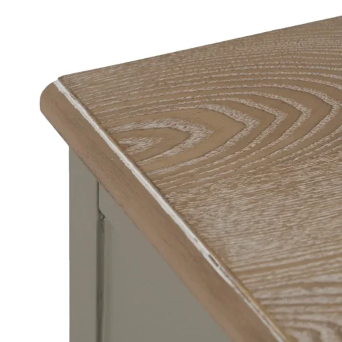 Petite commode taupe 3 tiroirs Ixia 66 cm — vue 4