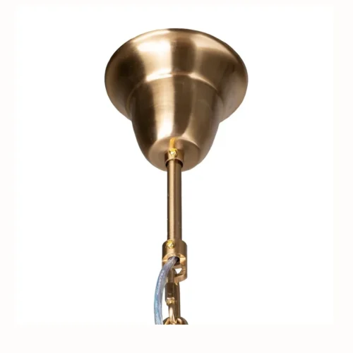 Plafonnier en verre vert Ixia 118 cm