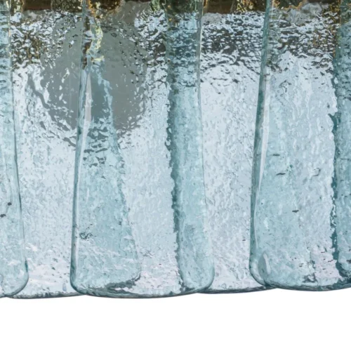 Plafonnier en verre vert Ixia 118 cm — vue 9