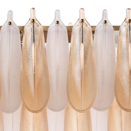 Plafonnier plumes de verre champagne Ixia 100 cm — vue 7
