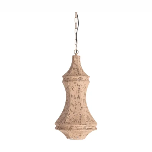 Plafonnier rond en métal sable Ixia 33 cm