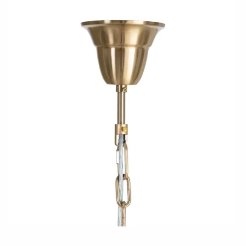Plafonnier rond en verre champagne Ixia 57 cm — vue 7