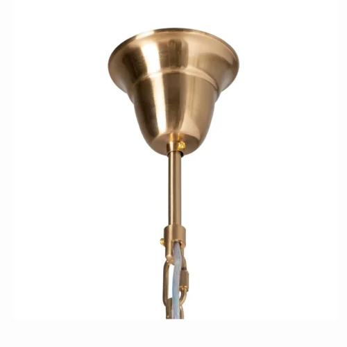 Plafonnier rond plumes de verre champagne Ixia 60 cm