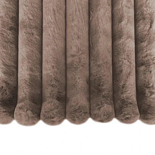 Plaid Chic Furenzo taupe 150 x 200 Richmond Interiors — vue 3